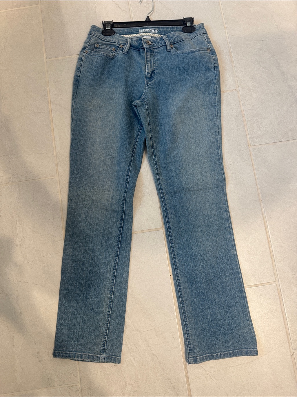 St. John's Bay Straight Leg Jeans - Medium Blue